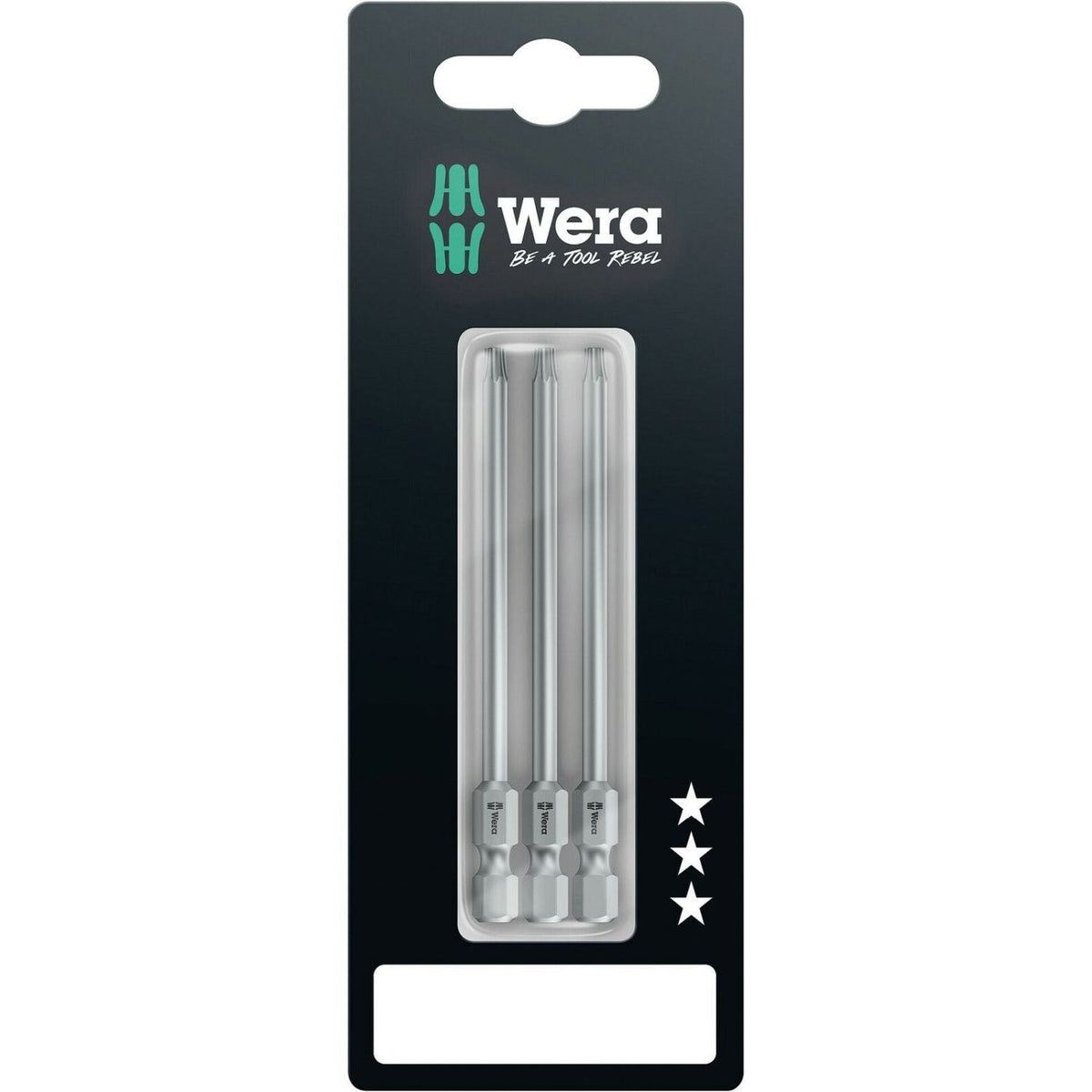 Wera 867/4 Z SB Bit, Torx 15x89-mm., 3-Pieces