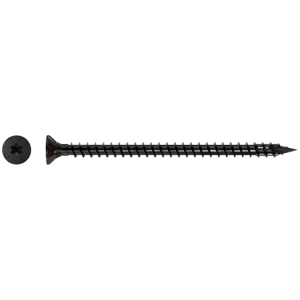 Simpson Strong-Tie SDCF8X120-R50 Strong-Drive SDCF TIMBER-CF Screw, 0.315-in. x 4-3/4-in. T40, E-Coat, 50-Pack