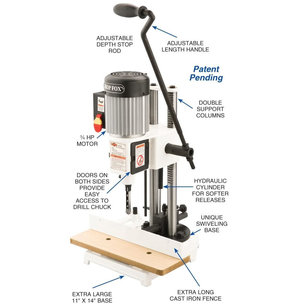 Shop Fox W1671 Mortising Machine