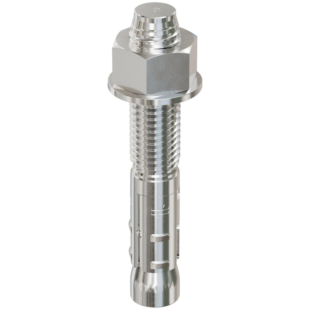 Simpson Strong-Tie STB2-754346SSR10 Strong-Bolt 2, 3/4-in. x 4-3/4-in. Type 316 Stainless-Steel Wedge Anchor, 10-Pack