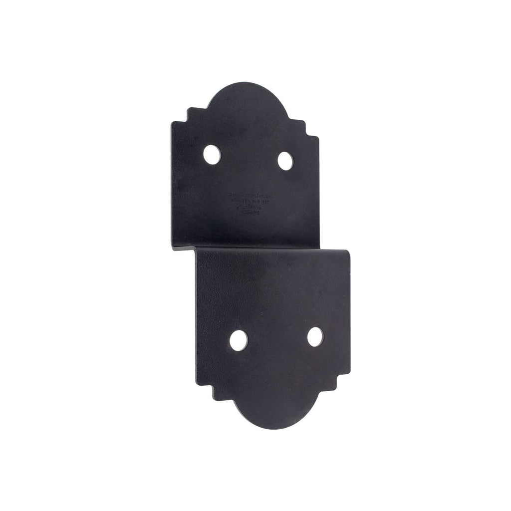 Simpson Strong-Tie APDJT2R-6 Outdoor Accents Mission Collection 5-in. ZMAX, Black Powder-Coated Deck Joist Tie for Rough 2x