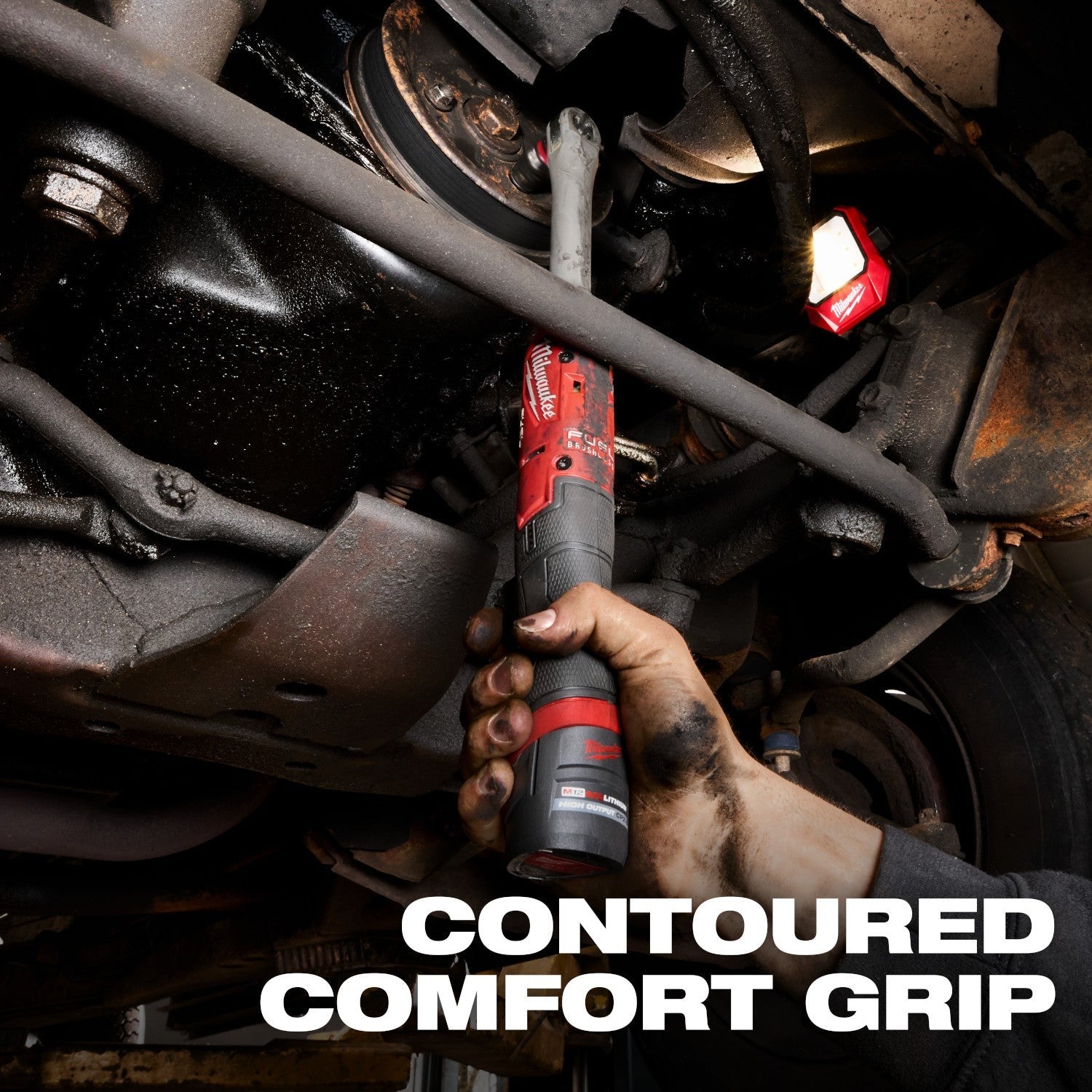 Milwaukee M12 FUEL 3/8-in. Extended Reach Ratchet 2.5Ah Kit (3059-21)