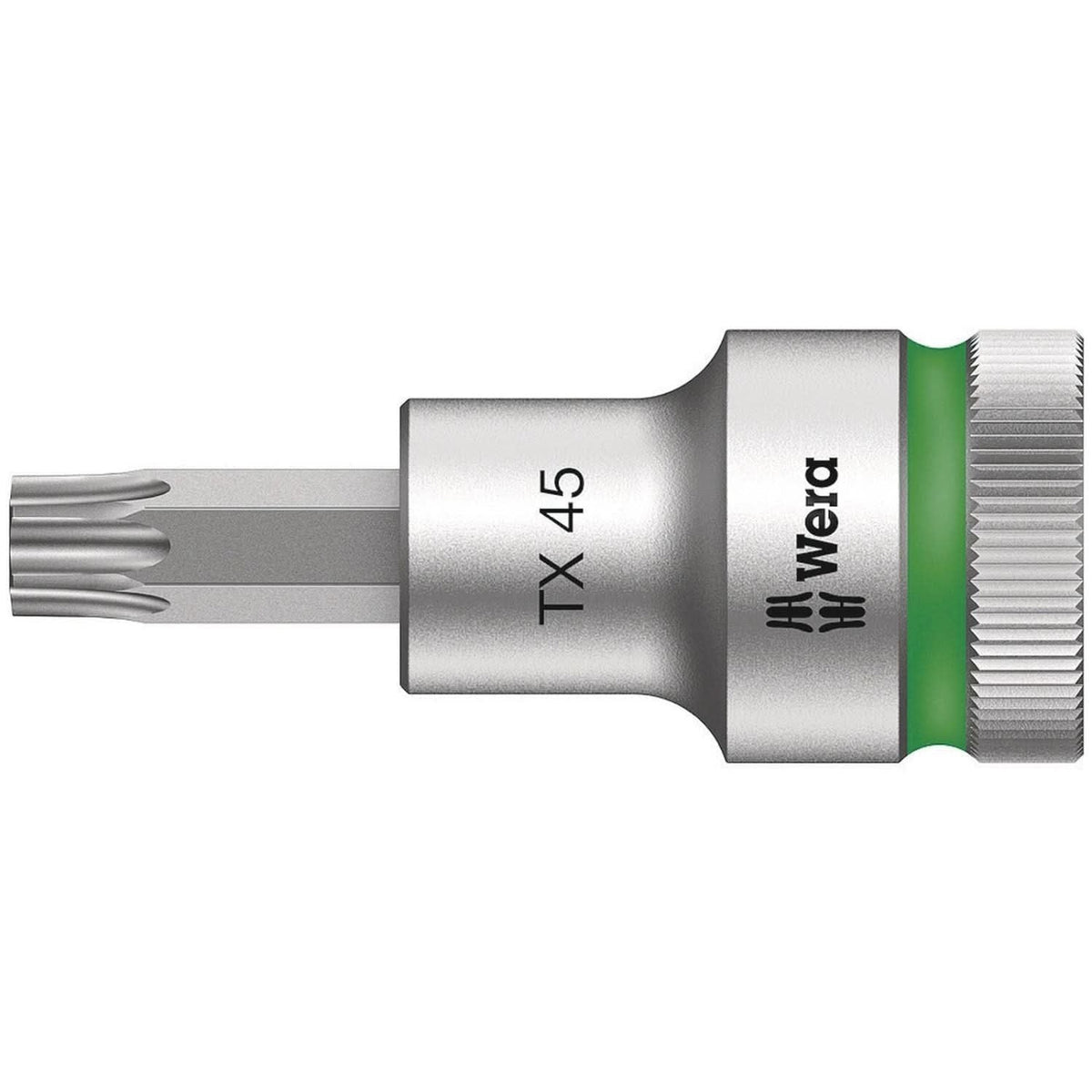 Wera 8767 C Hf Torx Zyklop Bit Socket With 1/2-in. Drive With Holding Function, Torx 40x140-mm.