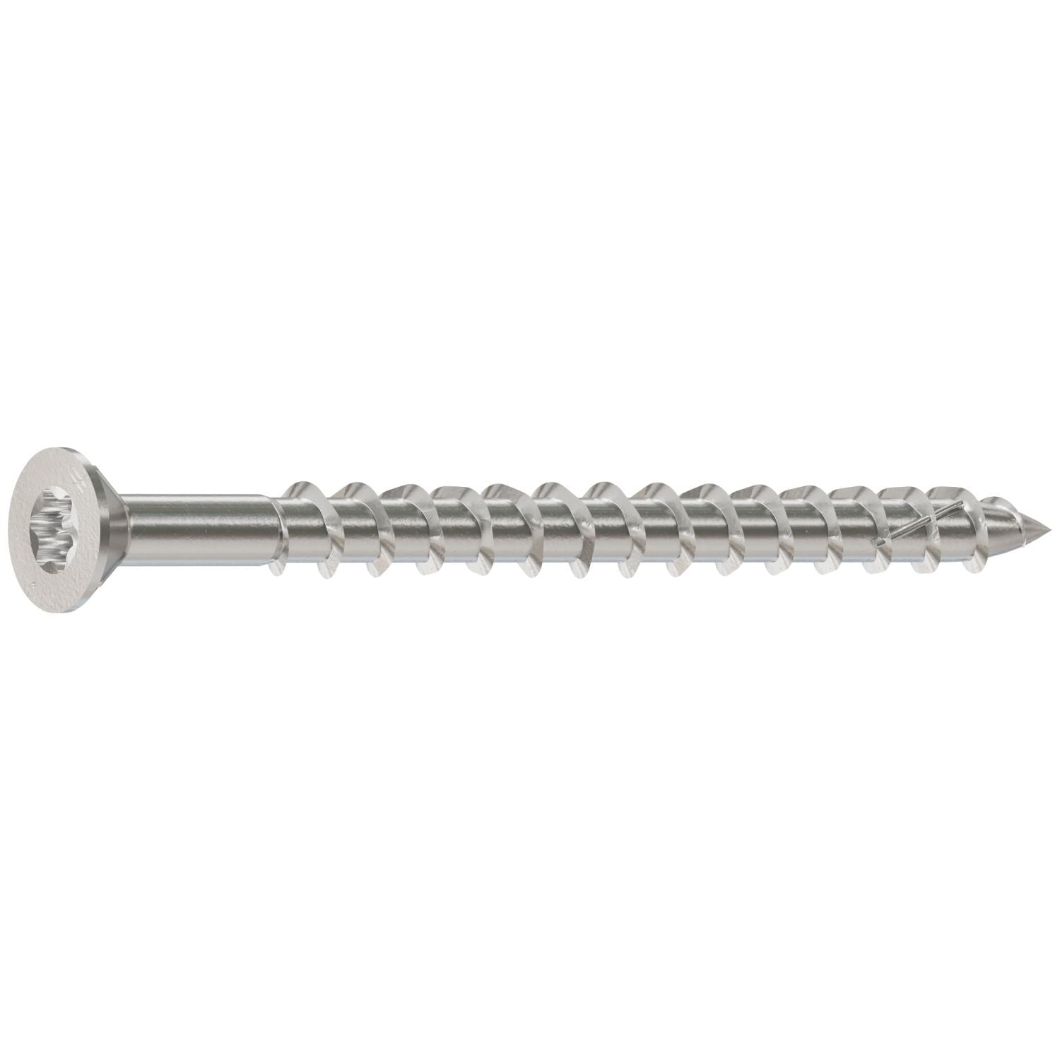 Simpson Strong-Tie T10250DWP Deck-Drive DWP WOOD SS Screw, #10 x 2-1/2-in. T-25, Flat Head, Type 316, 50-Pack