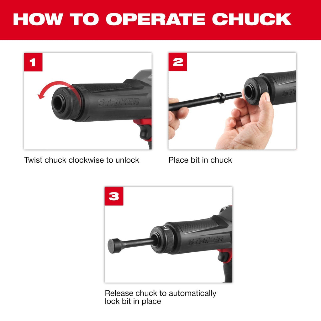 Milwaukee M18 FUEL STRIKER Hammer Chisel (3771-20)