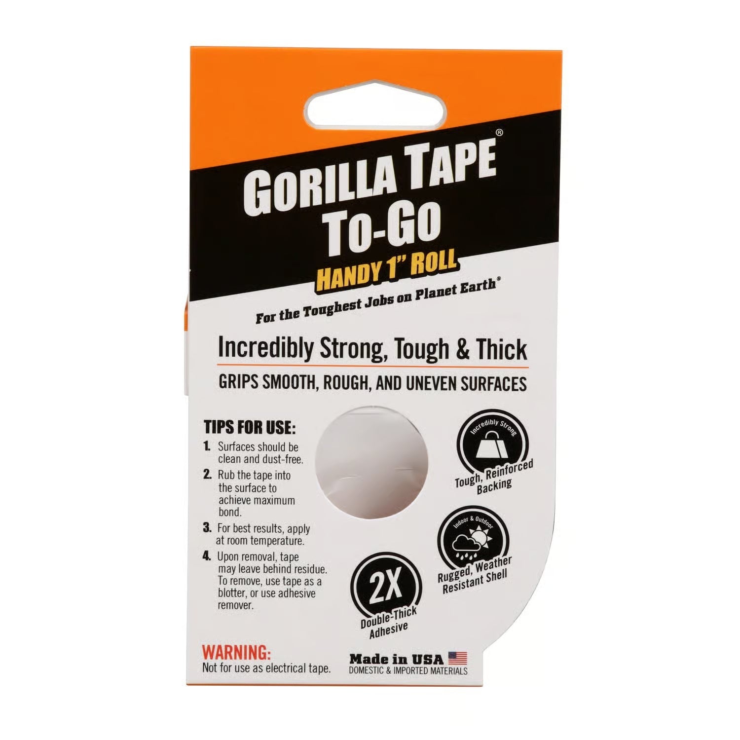 Gorilla Glue Handy Roll Tape-to Go, 1-in. x 30-ft. (6100109)
