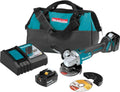 Makita XAG04T 18V LXT Lithium-Ion Brushless Cordless 4-1/2"Â / 5" Cut-Off/Angle Grinder Kit (5.0Ah)