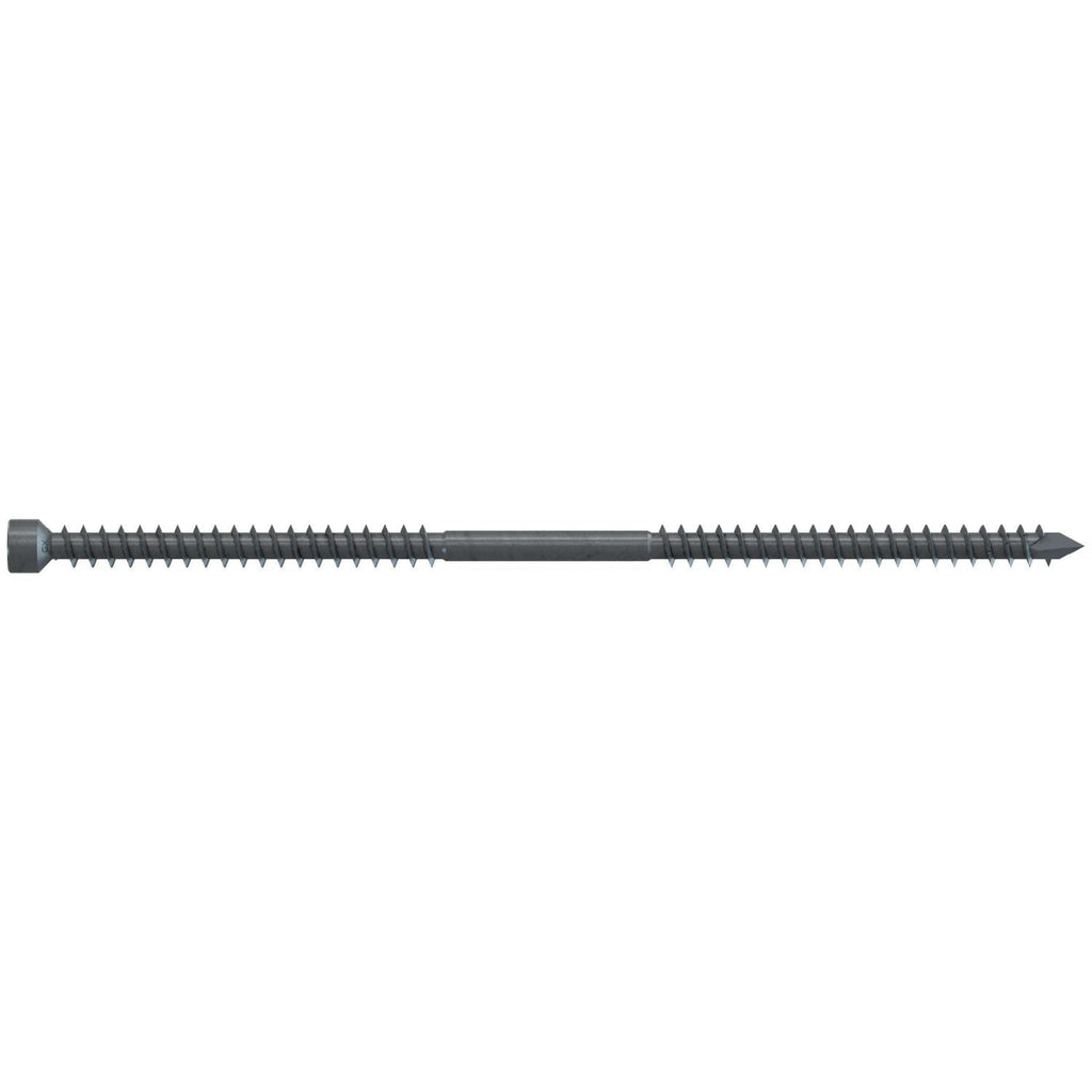 Simpson Strong-Tie SWD18614DBB-R50 Strong Drive SWD Double-Threaded Screw, 0.180-in. x 6-1/4-in. T30, Black, 50-Pack