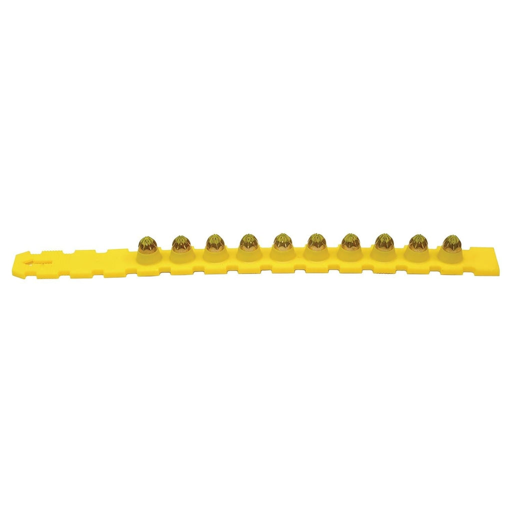 Simpson Strong-Tie P27SL4 P27SL 0.27-Caliber Plastic, 10-Shot Strip Loads, Yellow, 100-Pack