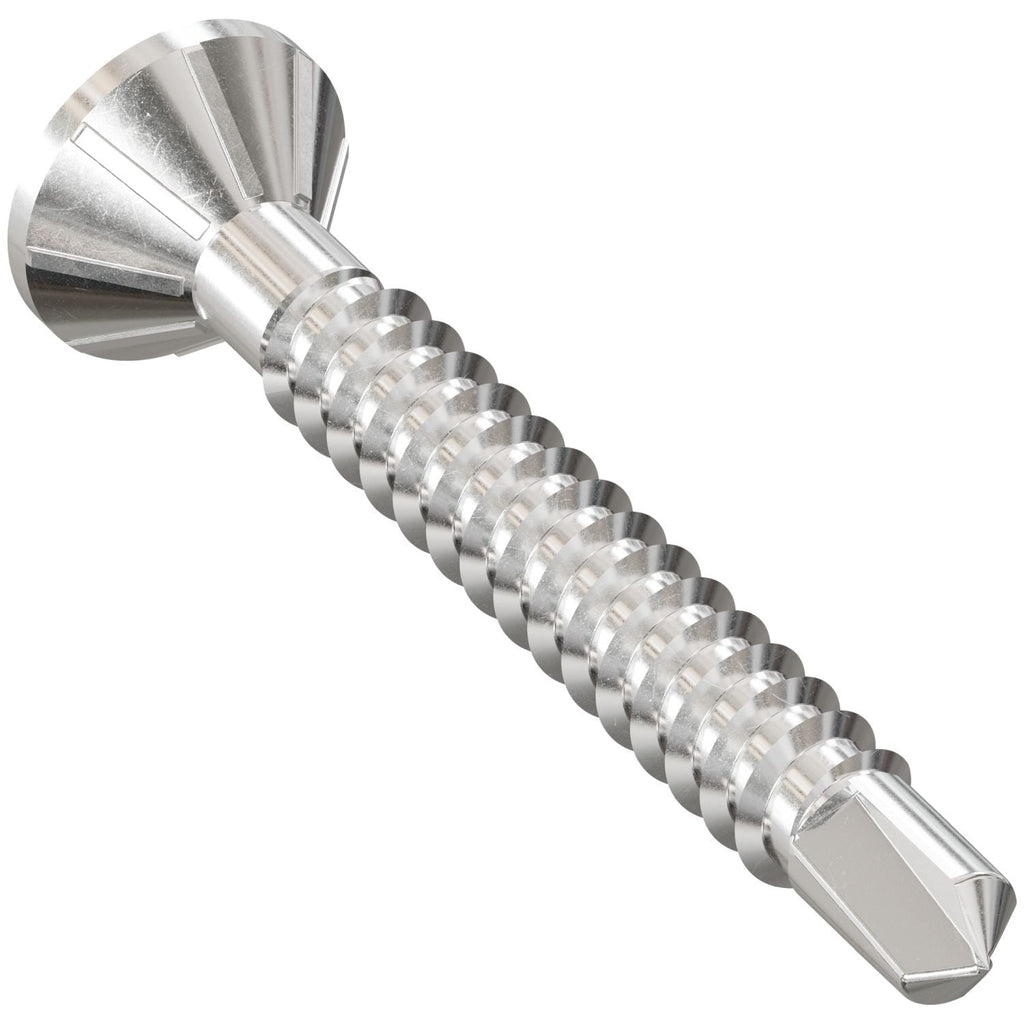 Simpson Strong-Tie SSFHSD112S1016 FHSD Wood-to-CFS Screw (Collated), #10 x 1-1/2-in. #2SQ, Flat Head, Type 410, 1000-Pack
