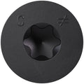 Simpson Strong-Tie TNTBL25234TF Titen Turbo, 1/4-in. x 2-3/4-in. 6-Lobe Flat-Head Concrete and Masonry Screw, Black, 100-Pack