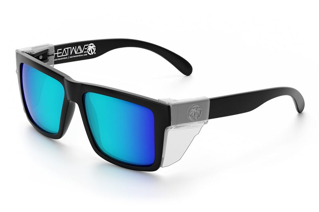 Heat Wave VISE Z87 Black Frame Galaxy Lens Sunglasses