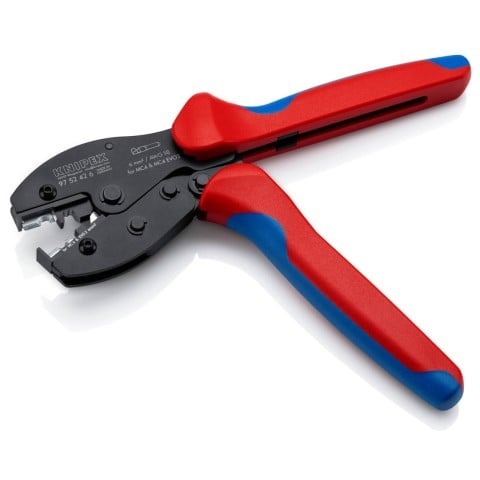 Knipex 8-1/2-in. PreciForce Crimping Pliers for MC4/MC4 Evo 2, 6mm2 (97 52 42 6)