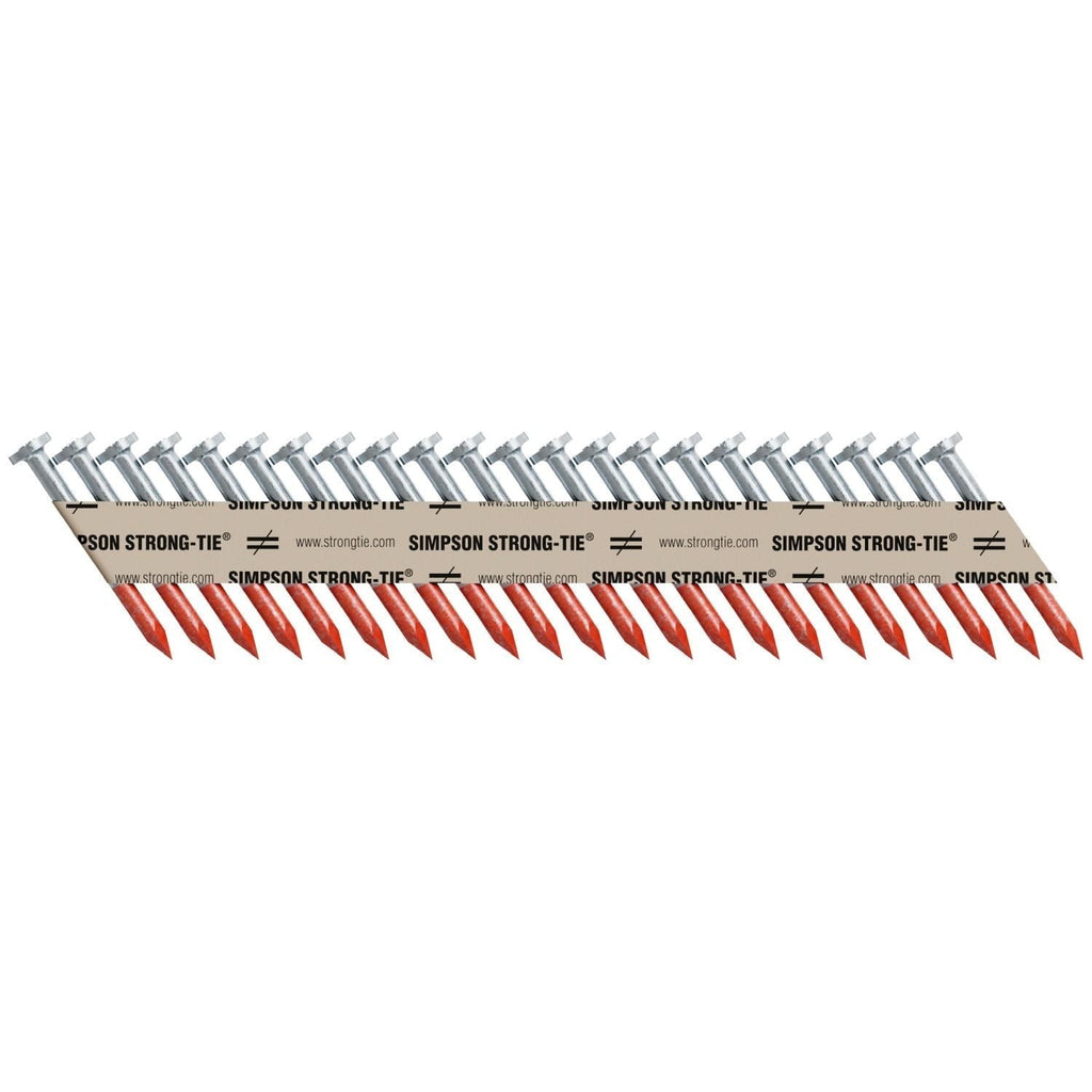 Simpson Strong-Tie N8BRPT4000 Strong-Drive 33° SCN SMOOTH-SHANK CONNECTOR Nail, 1-1/2-in. x .131-in. Bright, 4000-Pack