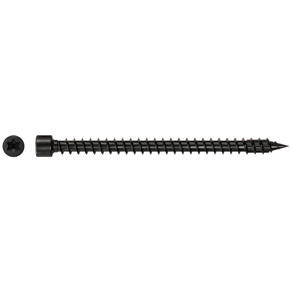 Simpson Strong-Tie SDCFC8X120-R50 Strong-Drive SDCFC TIMBER-CFC Screw, 0.315-in. x 4-3/4-in. T40, E-Coat, 50-Pack