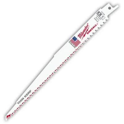 Milwaukee 48-01-6035 6" 5 TPI Sawzall Recip Blades, 50-Pack