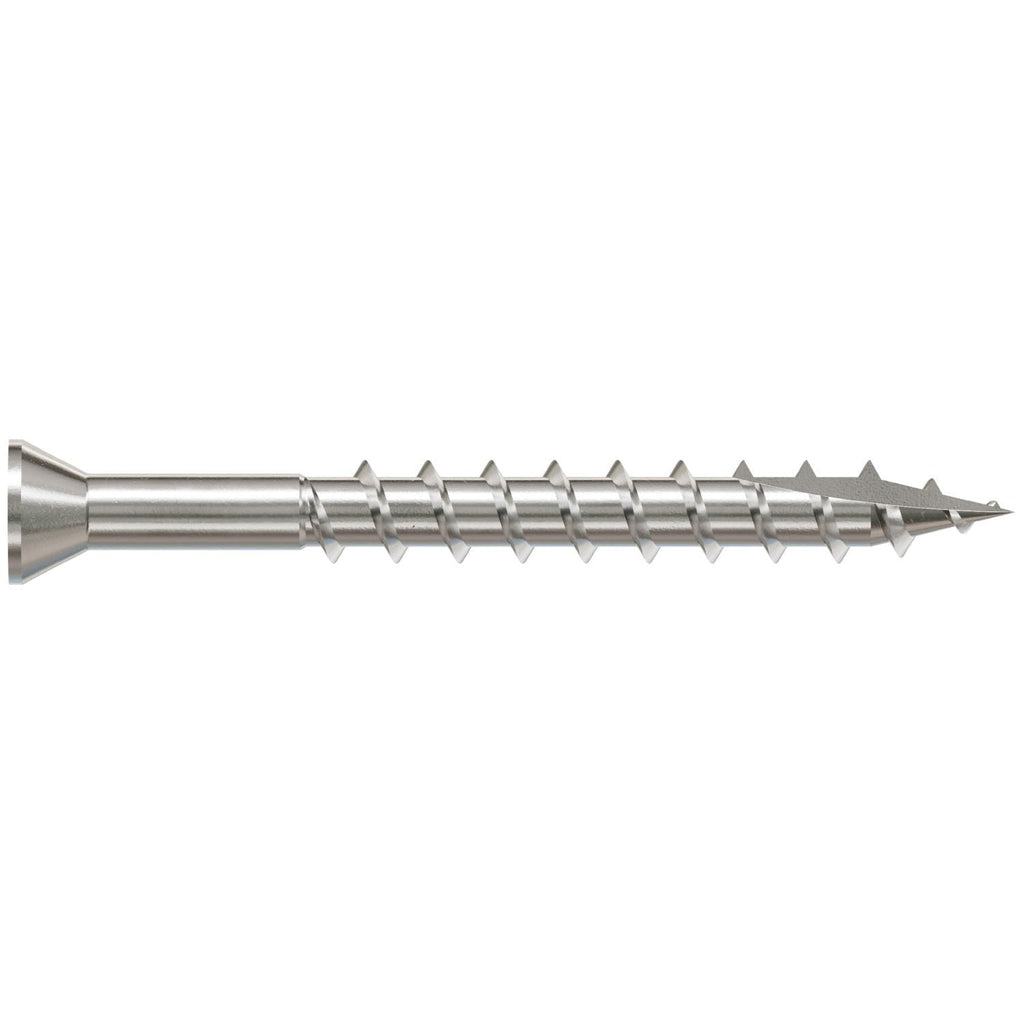 Simpson Strong-Tie S07C162FBP Trim-Head Screw, Square Drive, #7 x 1-5/8-in. #1 SQ, Type 305, 135-Pack