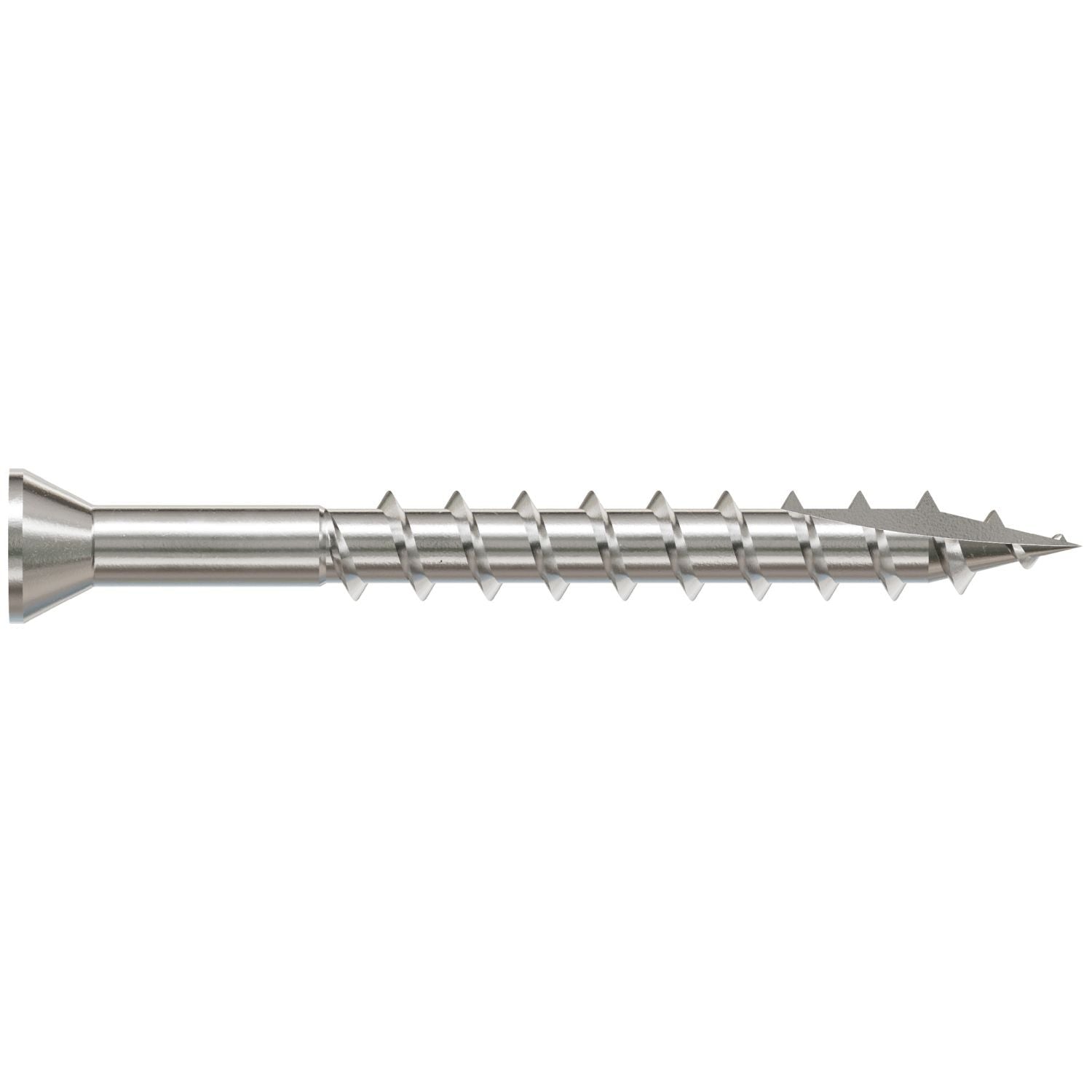 Simpson Strong-Tie S07C162FBP Trim-Head Screw, Square Drive, #7 x 1-5/8-in. #1 SQ, Type 305, 135-Pack