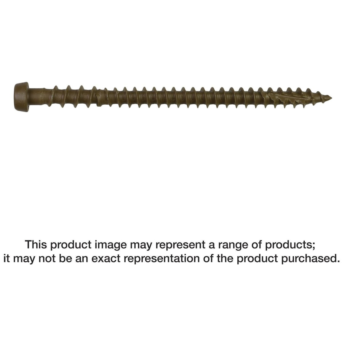 Simpson Strong-Tie DCU234GR04R70 Deck-Drive DCU COMPOSITE Screw, #10 x 2-3/4-in. T20, Quik Guard, Gray 04, 70-Pack
