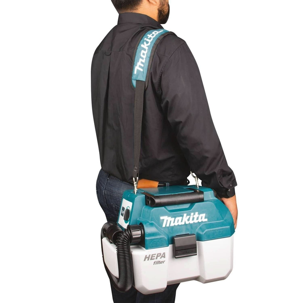 Makita XCV11Z 18V LXT Brushless 2-Gallon HEPA Wet / Dry Dust Extractor Vacuum 4.0Ah Kit