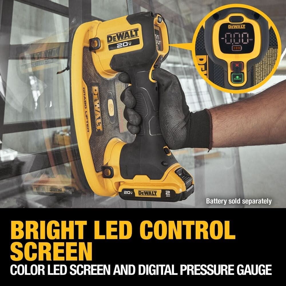 DeWalt DCE592B 20V MAX* GRABO Lifter with (2) 5.0Ah Battery Starter Kit