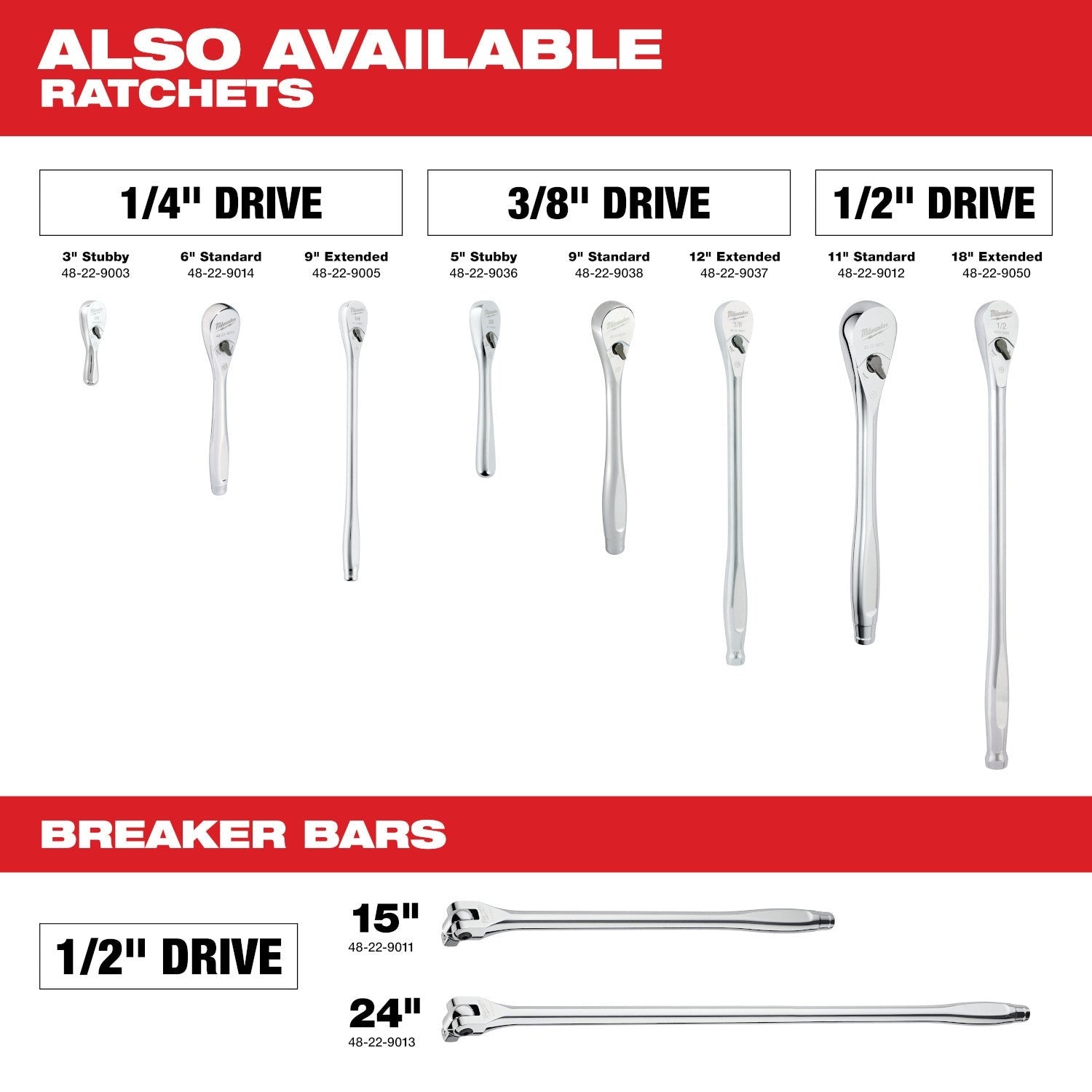 Milwaukee 44pc. 1/4-in. Hex Drive Mini Flex Head Ratchet & Bit Set (48-22-2952)