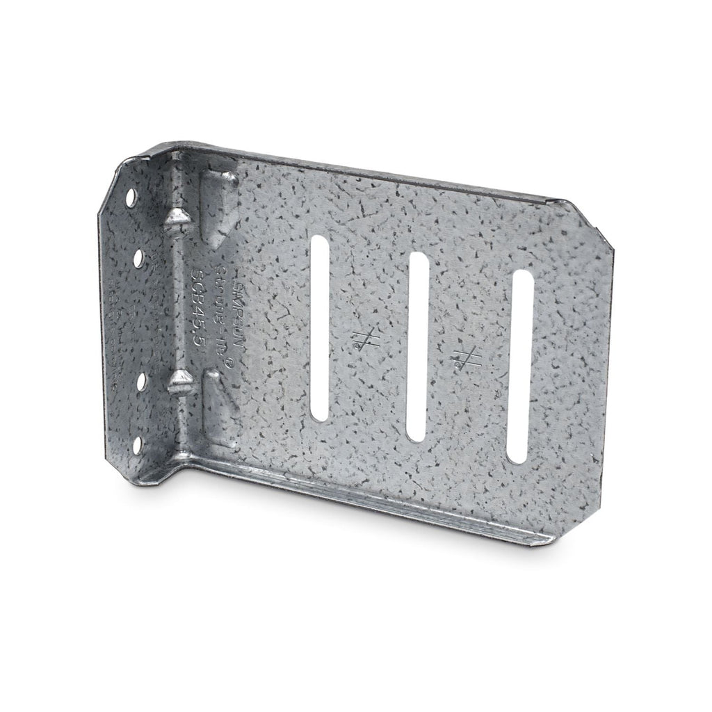 Simpson Strong-Tie 5-1/2-in. 16 ga. Bypass Framing Slide-Clip Connector w/ Screws, 25-Pack (SCB45.5-KT)