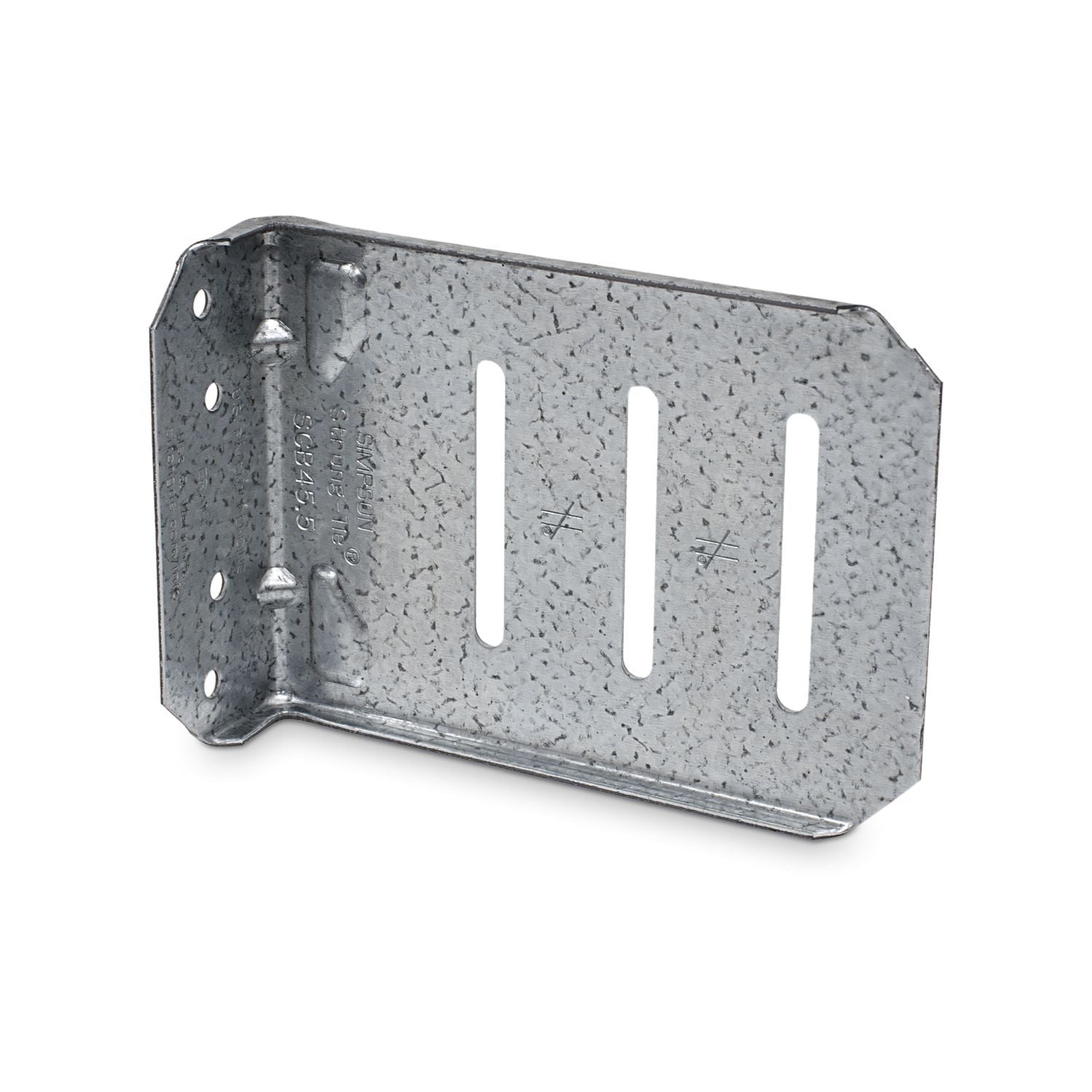 Simpson Strong-Tie 5-1/2-in. 16 ga. Bypass Framing Slide-Clip Connector w/ Screws, 25-Pack (SCB45.5-KT)