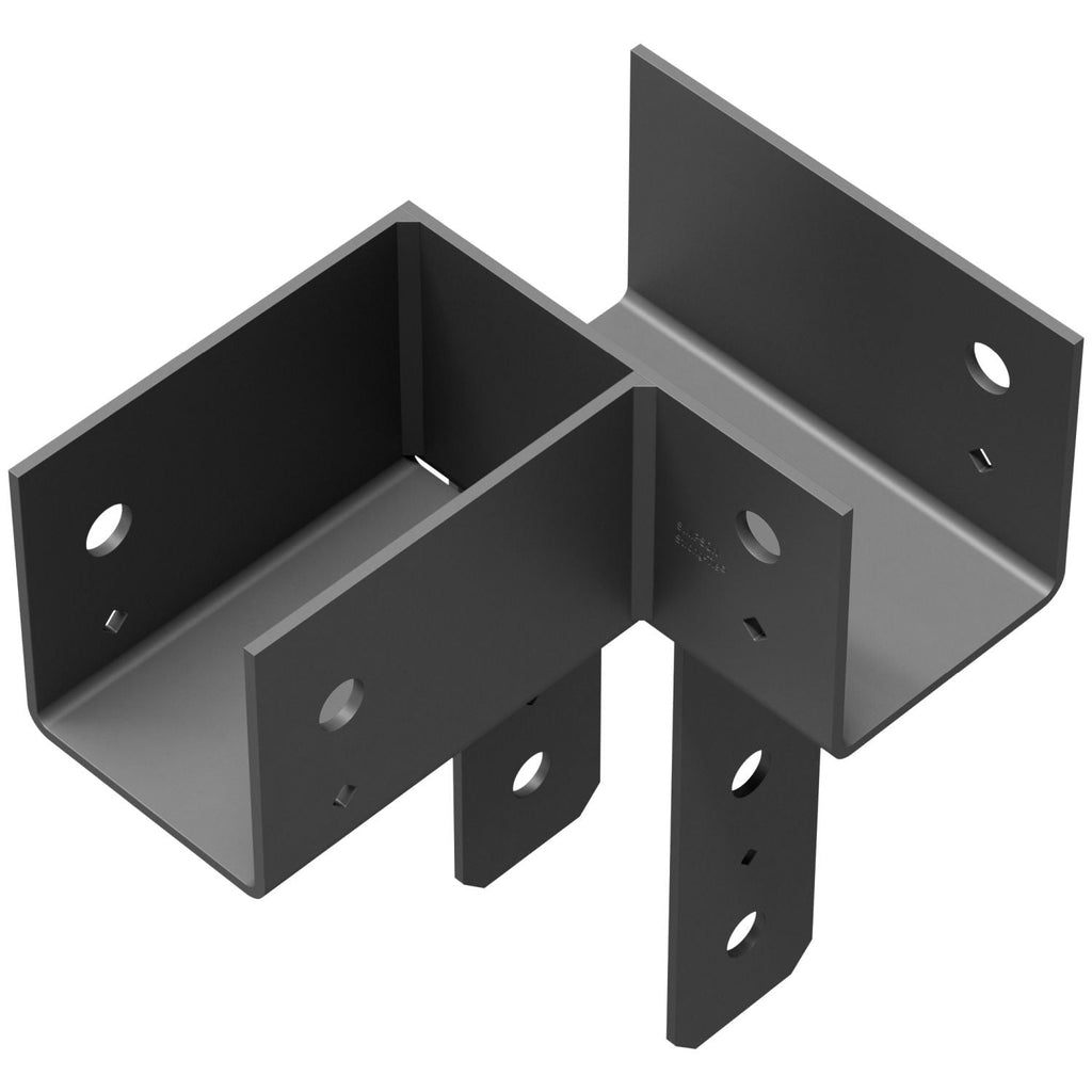 Simpson Strong-Tie ECCLL444 ECCLL L-Shape End Column Cap for 4x Beams, 4x Post, Skewed Left