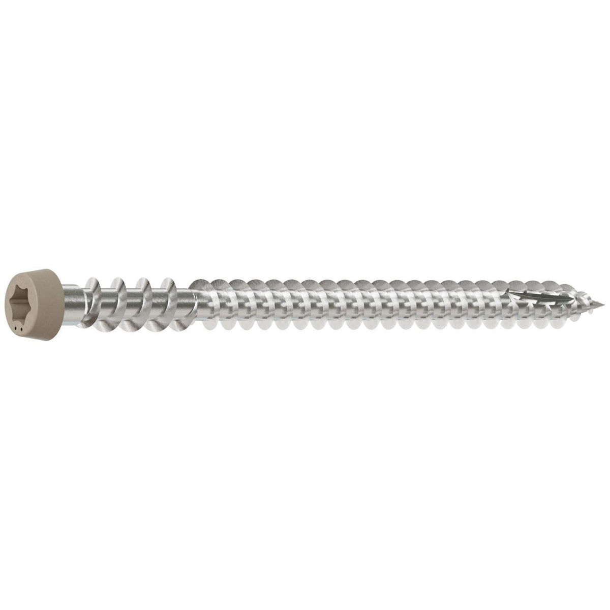 Simpson Strong-Tie DCU234MB305GR05 Deck-Drive DCU COMPOSITE Screw, #10 x 2-3/4-in. T20, Type 305, Gray 05, 1750-Pack