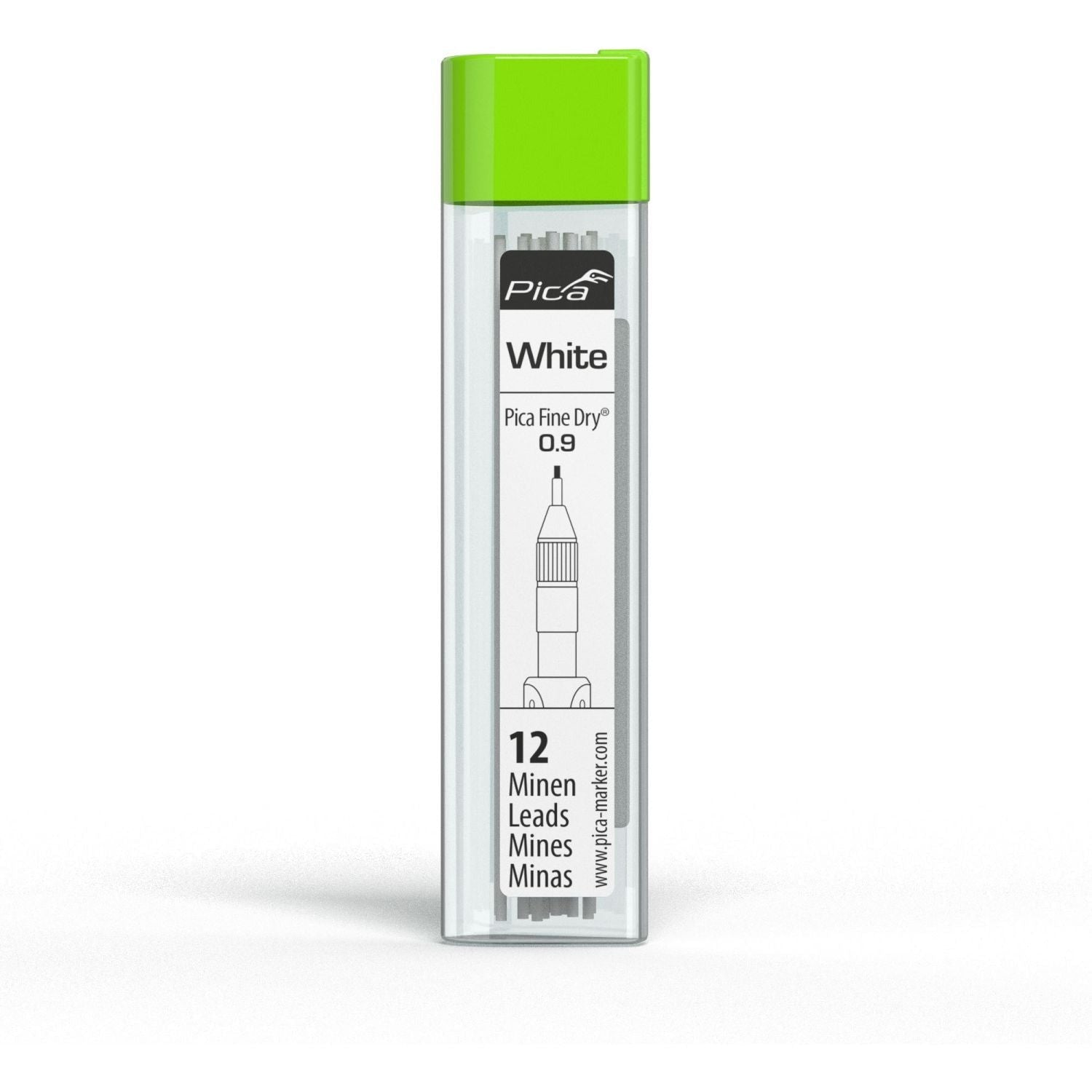 Pica 7032 Fine-Dry Refill Set White, 12-Pack