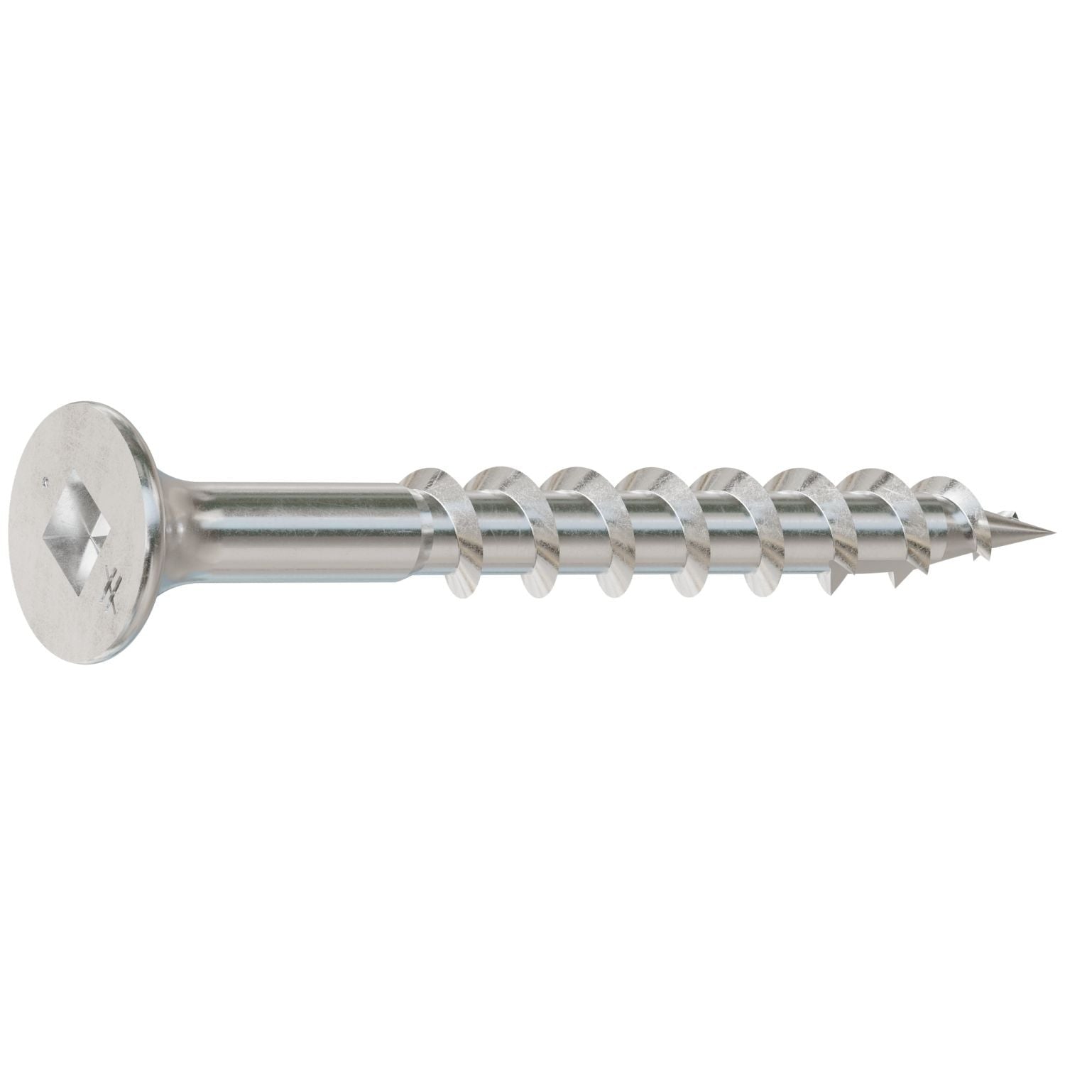 Simpson Strong-Tie T08162DBB Bugle-Head Wood Screw, Square Drive, #8 x 1-5/8-in. #2 Square, Type 316, 4000-Pack