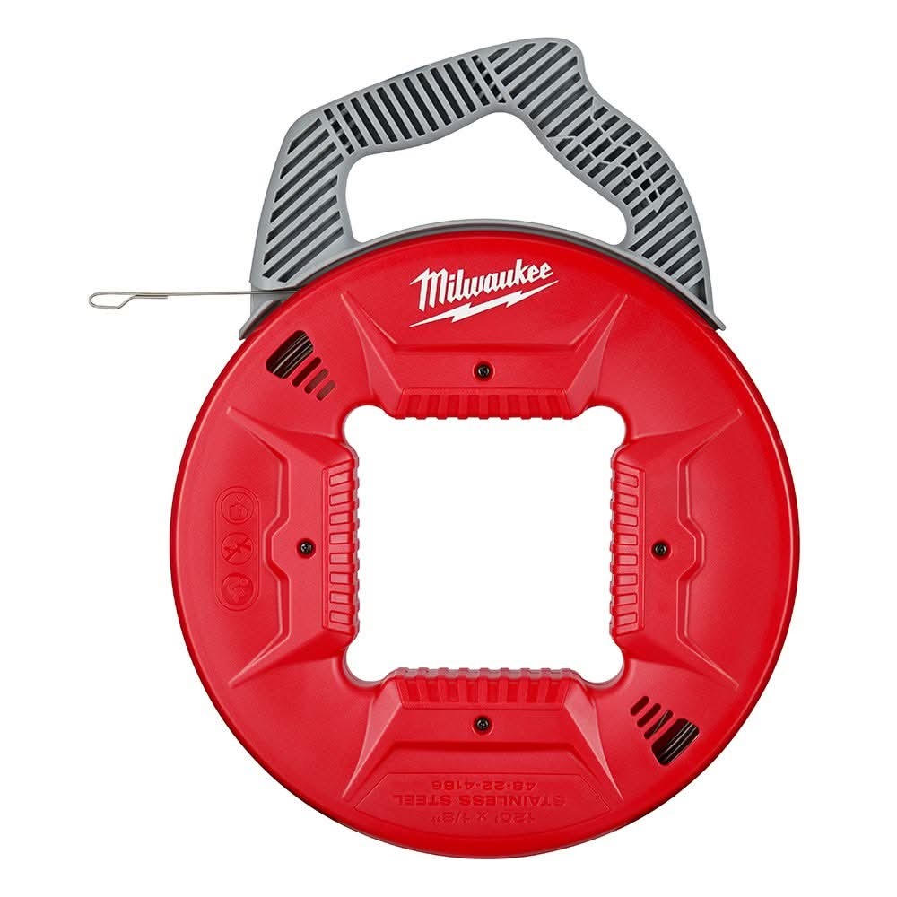Milwaukee 48-22-4186 120-ft. 1/8-in. Stainless Steel Fish Tape