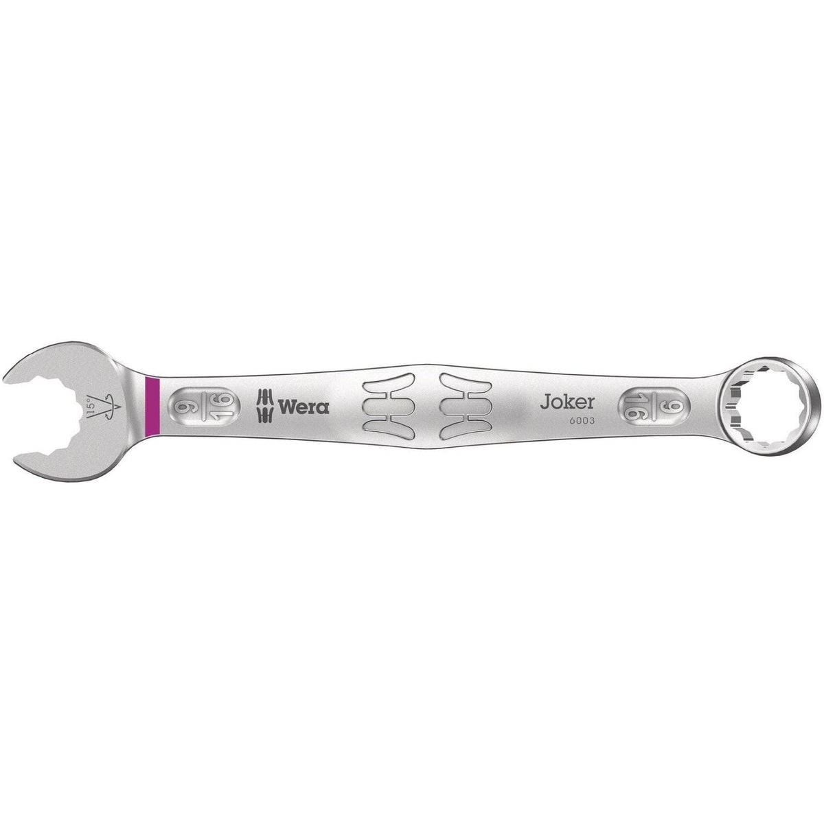 Wera 6003 Joker Combination Wrench, Imperial, 9/16-in.x167-mm.