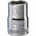DEWALT 3/8-in. Drive 7/16-in. 6-Point Socket, SAE, Chrome Vanadium (DWMT88977OSP)