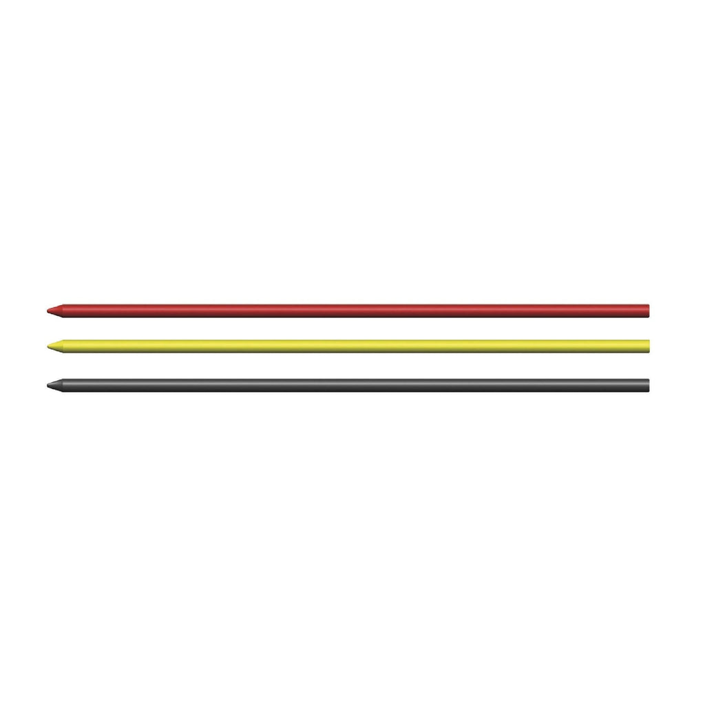 Pica 4020/SB Red, Yellow and Graphite Pencil Lead Refills, 8-Pack