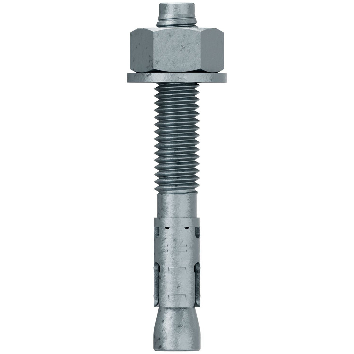 Simpson Strong-Tie STB2-50334MGF25 Strong-Bolt 2, 1/2-in. x 3-3/4-in. Mechanically Galvanized Wedge Anchor, Fully Assembled, 25-Pack