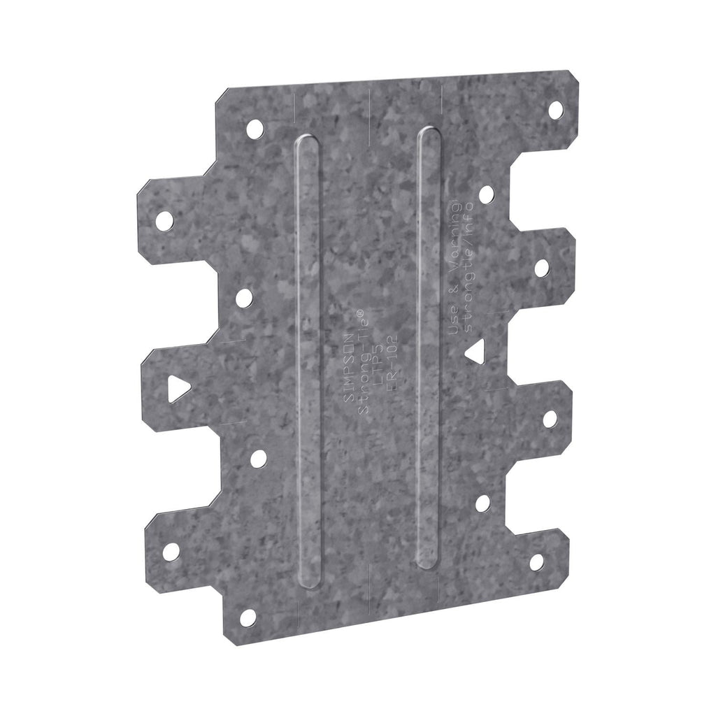Simpson Strong-Tie LTP5 LTP 4-1/2-in. x 5-1/8-in. Galvanized Lateral Tie Plate