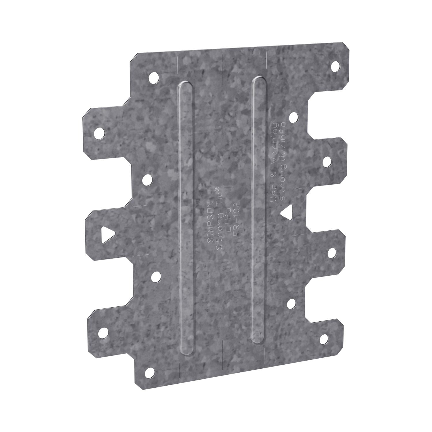 Simpson Strong-Tie LTP5 LTP 4-1/2-in. x 5-1/8-in. Galvanized Lateral Tie Plate