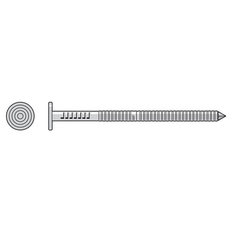 Simpson Strong-Tie T3KR5B Premium Siding Nail, 1-1/4-in. x 5/32-in. Head Dia., Type 316 Stainless Steel, 25-lb.