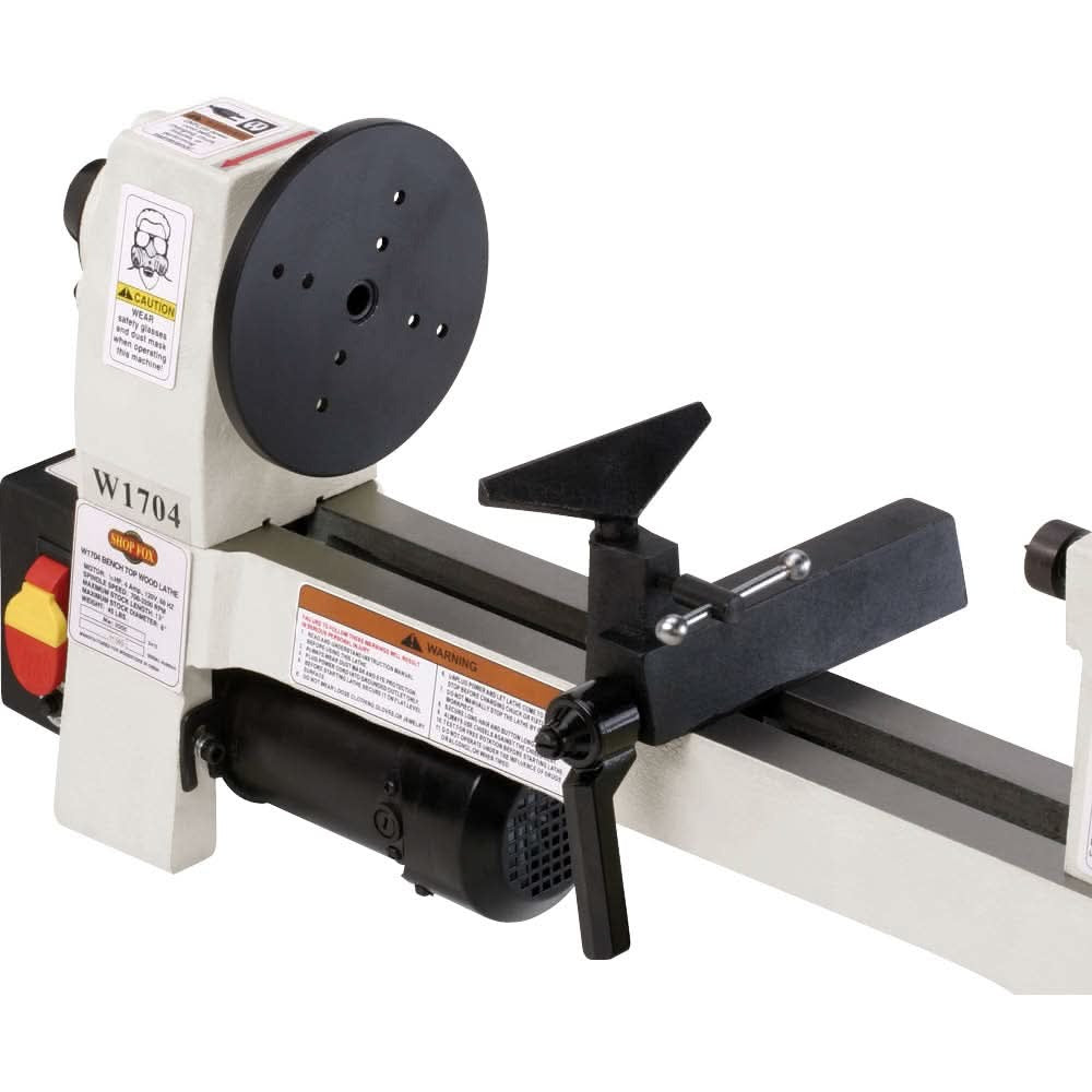 Shop Fox W1704 8-Inch x 13-Inch Benchtop Wood Lathe