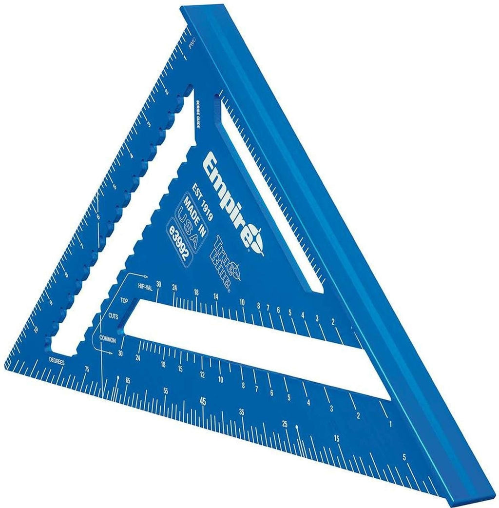 Empire E3992 12-inch True Blue Laser Etched Rafter Square