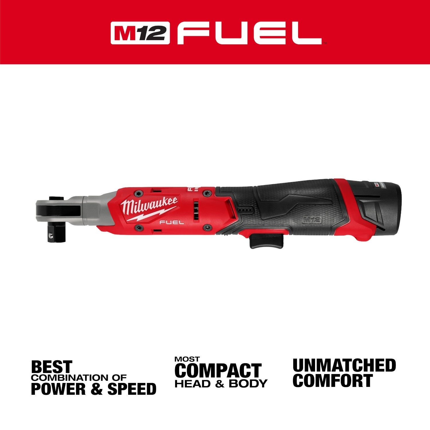 Milwaukee 3054-21 M12 FUEL Brushless 1/2-in. Ratchet 2.5Ah Kit