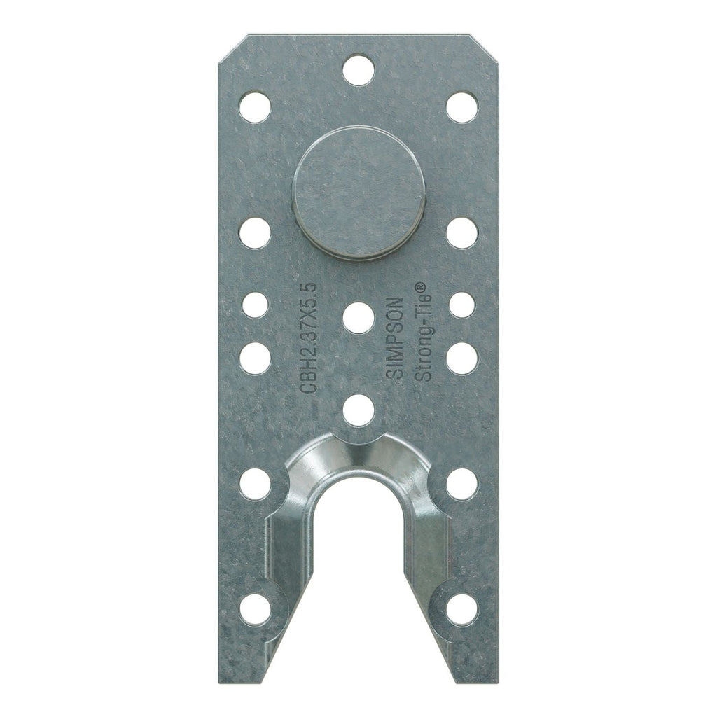 Simpson Strong-Tie CBH2.37X5.5C-KT CBH 2-3/8-in. x 5-1/2-in. Joist-to-Column Concealed Hanger w/ Screws