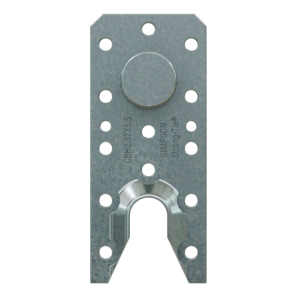 Simpson Strong-Tie CBH2.37X5.5C-KT CBH 2-3/8-in. x 5-1/2-in. Joist-to-Column Concealed Hanger w/ Screws