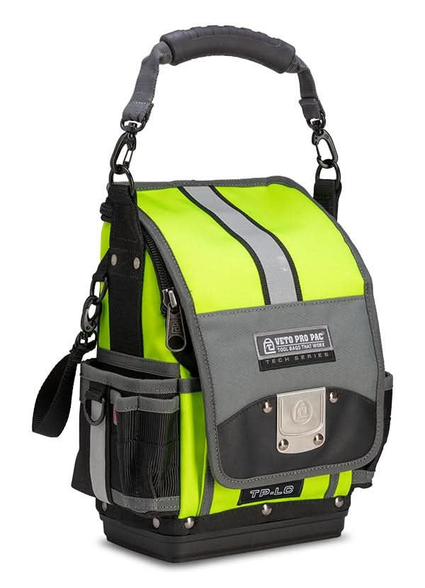 Veto Pro Pac TP-LC HI-VIZ YELLOW Compact Zippered Technician's Tool Pouch