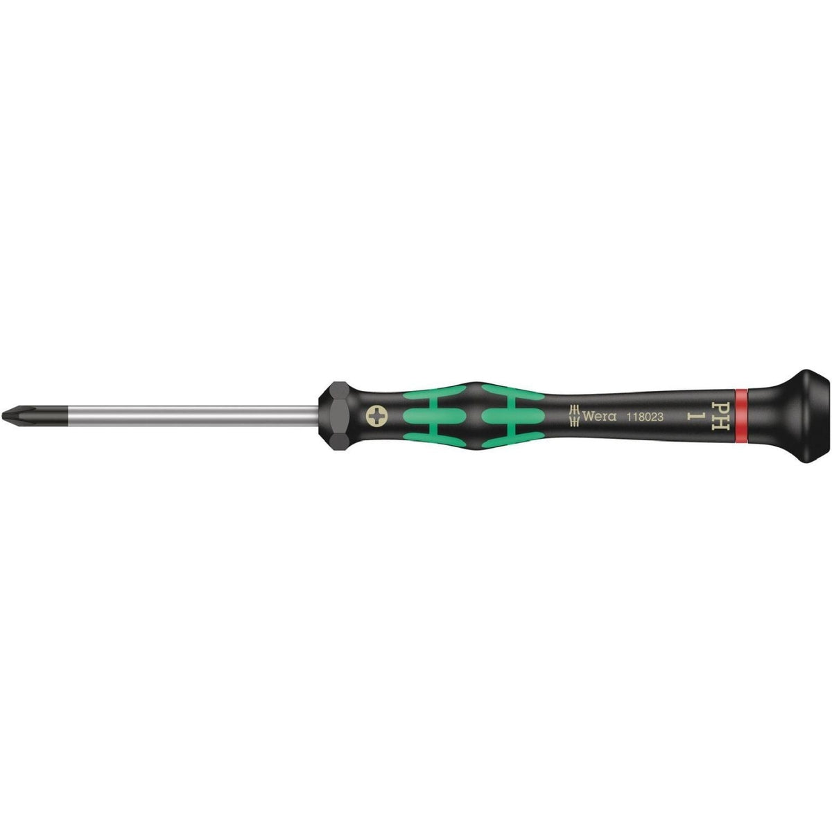 Wera 2050 Ph Screwdriver For Phillips Screws For Electronic Applications, Ph 1x60-mm.
