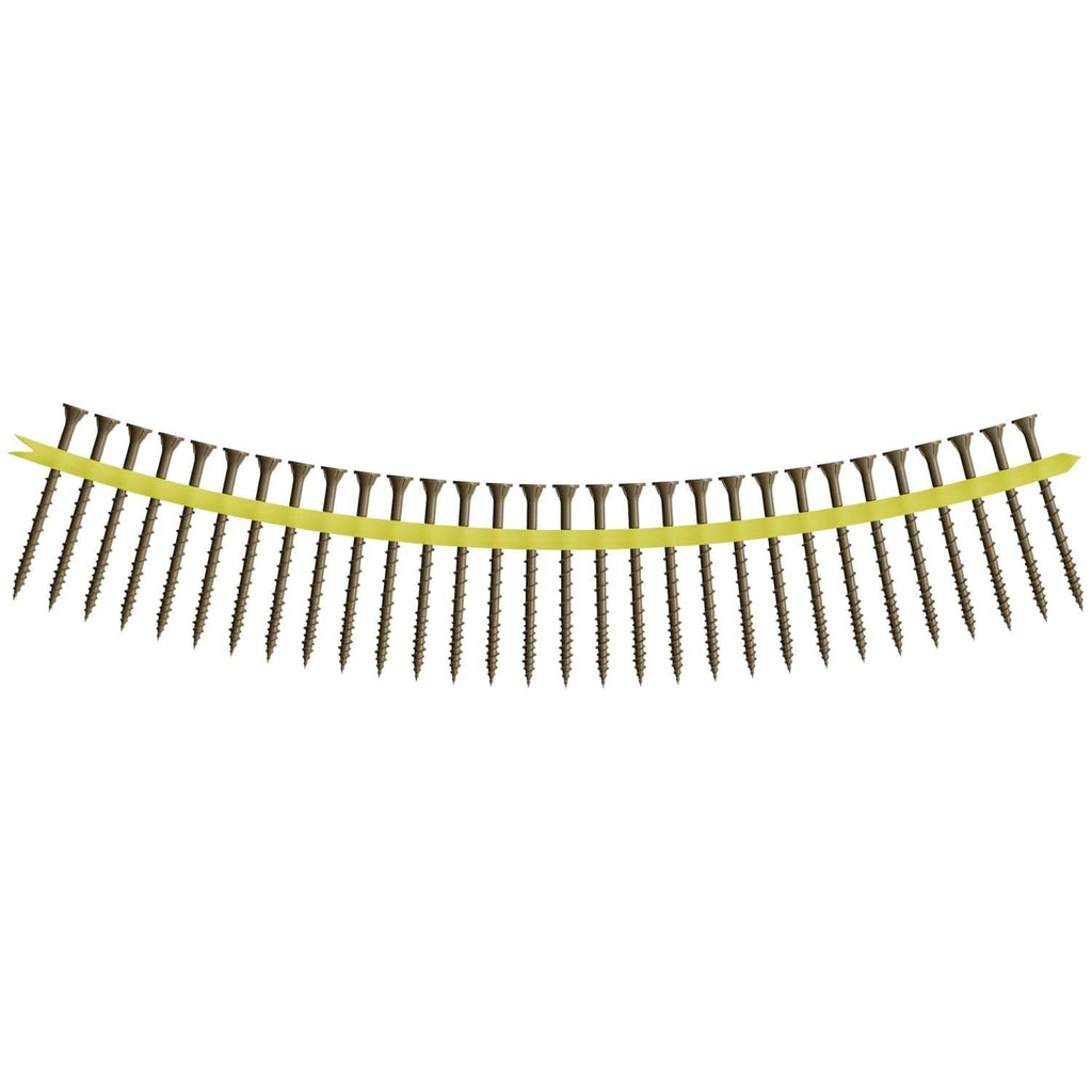 Simpson Strong-Tie WSVF212S Strong-Drive WSVF SUBFLOOR Screw (Collated), #9 x 2-1/2-in. T25, Gray, 1500-Pack