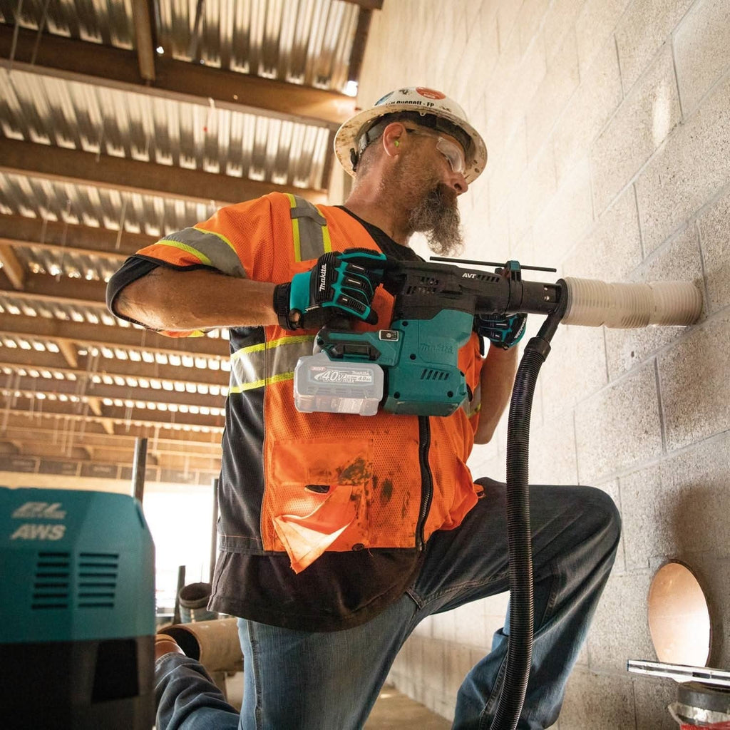 Makita GRH09Z 40V max XGT Brushless Cordless 1-3/16" SDS-PLUS AVT Rotary Hammer, with Interchangeable Chuck, AWS Capable, Tool Only