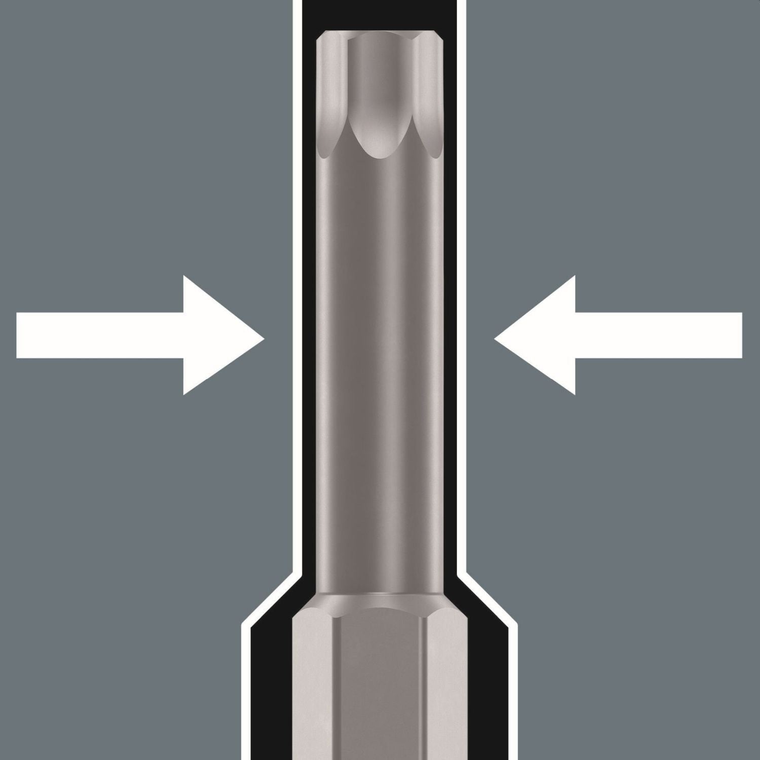 Wera 8740 B Zyklop Bit Socket With 3/8-in. Drive, With Extra Slim Profile Area, 10x100-mm.